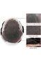 Men's Real Human Hair Toupee, Q6 Swiss Lace PU Base, Hair Loss Solution - 6