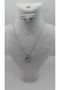 Stainless Steel Gold Color Vintage Flower Detail Pearl Stone Necklace - 4