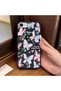 Phone Case Compatible with iPhone 7/8/Se 2020 2022 Leather Texture Anti Fall Soft Silicone Butterfly