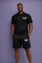 Men's Tokyo Printed Polo Neck Shorts Set