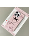 iPhone 15 Pro Compatible Leather Texture Anti-Fall Soft Silicone Phone Case Minnie