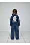 Girl's Suit, Top and Bottom Set, Jeans Suit, Pattern Embroidery, Dir, for Holidays and Travel, Transitional Cotton - 2