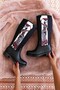 Women's Printed Waterproof Women's Rain Boots - Vertical