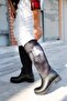 Aslanlar Printed Waterproof Women's Rain Boots - 2