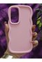 Samsung Galaxy S24 Fe Compatible Soft Textured Wave Edge Powder Pink Case