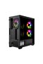 F16A650BBM 650W 80+ BR 3x ARGB FAN ATX 2xUSB3.0 حافظة ألعاب سوداء - 2