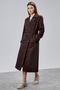 Victoria Bitter Brown Belted Regular Trench Coat - 4