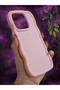Tecno Spark 10 Pro Compatible Soft Textured Wave Edge Powder Pink Case - 5