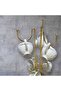 Gold Color Metal Cup Rack Countertop Coffee Cup Stand Cup Holder - 5