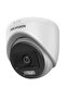 كاميرا HIKVISION DS-2CE70DF0T-LPFS بدقة 2 ميجابكسل وعدسة 2.8 ملم مع تقنية COLORVU وصوت مدمج ورؤية ليلية 20 متر وكاميرا قبة ذكية هجينة عالية الدقة HD-TVI