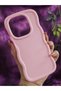 Infinix Hot 40I / Tecno Spark 20 / Spark 20C Compatible Soft Textured Wave Edge Powder Pink Case - 4