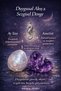 Moonstone Amethyst Sea Horse Symbol Bracelet |   Emotional Balance, Intuition, and Inner Peace - 5