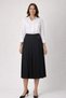 Garni Pleated Plus Size Length 86 cm Pencil Skirt