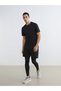 Black Crew Neck Men's Sports T-Shirt - 2