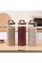 Borosilicate Glass Vacuum Jar 1550 ml |   Acacia Lid Grain & Spice Jar 3 Pcs - 3