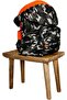 Unisex-Adult Hooded Backpack Kool Camouflage Neon Orange - 4