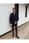 Men's Premium Double Button Slim Fit Double-Breasted Coat - 4