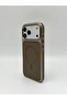 Luxury Vegan Leather MagSafe Case - Electroplated Metal Frame &Lens Protection for iPhone 17 Pro - 3