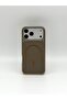 Luxury Vegan Leather MagSafe Case - Electroplated Metal Frame &Lens Protection for iPhone 17 Pro - 2