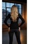 Square Neck Notch Detailed Knitwear Top - 5