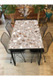 Terrazzo Mosaic Pattern Adhesive Table Covering Foil - Waterproof Furniture and Kitchen Countertop Foil - 2