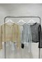 Mesh Knit Metallic Glitter Blouse - 4