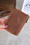 Leather Card Holder with Zippered Accordion Compartment Taba 1260 - 4