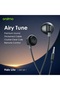 3.5mm wired Half-In-ear Earphones - AIRY TUNE - Black