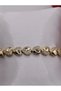 Gift Series for Loved Ones, Xuping Stone-Set Row-Of-Hearts Model Steel Bracelet - 2