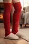 Wellsoft Plush Over-The-Knee Home Socks |   Double-Sided Ultra Soft Sleep & Slippers Socks - 4