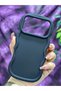 iPhone 17 Pro Compatible Soft Textured Wave Edge Matte Black Case - 2