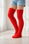 Wellsoft Plush Over-The-Knee Home Socks |   Double-Sided Ultra Soft Sleep & Slippers Socks
