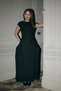 Jessie Buckled Maxi Black Dress