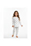 Girl's 100% Cotton Extra Soft Colorful Pajama Set 5-8 Years - 3