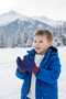Boy's Gloves Navy Blue 3-7 Years Old Children's Gloves - 4