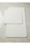 Bonnie Rabbit Hair, Non-Slip Bottom, Fluffy, Ultra-Luxury, Washable 2-Piece Bath Mat