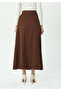 Maxi Size Tasseled Anvelop Baliksirti Woven Detail Skirt - 7