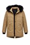 Slim Fit Windproof Fiber Filled Coat