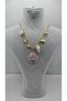 Stainless Steel Gold Color Ocean Themed Charm Necklace - 2