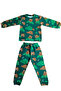 Boys' 100% Cotton Extra Soft Colorful Pajama Set 5-8 Years - 4