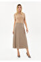 Midi Length Side Elasticated Klyos Skirt - 2