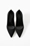 Noir Black Stiletto Heeled Shoes - 3