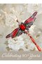 Yiwu 1 Piece Retro Dragonfly Colorful Necklace, Drip Oil Insect Chain, Rubber Painted Vine - 2