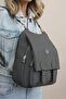 Women's Beige Kipling Fabric Women's Shoulder and Backpack