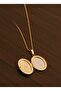 Gold Steel Covered Necklace - 2