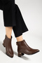 Women's Daily Heeled Boots Heel 3cm Cu-0111 - 3