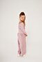 Sequin Trouser Suit-Pink