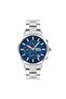 Men's Multifunction Wristwatch 43 mm Steel Case, Blue Dial, 5 Atm Water Resistant - 4