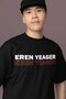 Eren Yeager Attack on Titan Back Printed Unisex Oversized Anime T-Shirt - 4