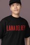 Lana Del Rey Back Printed Unisex Oversized Singer T-Shirt - 2